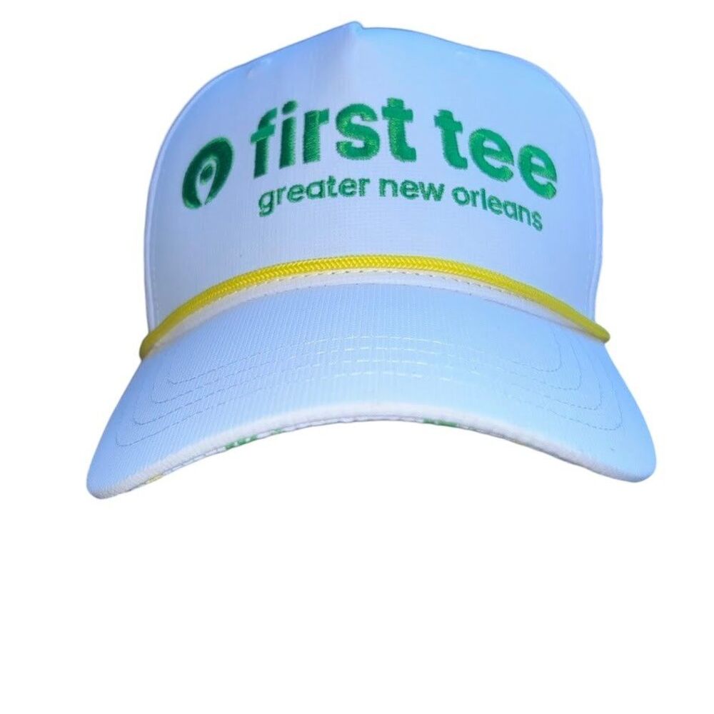 THE FIRST TEE - GREATER NEW ORLRANS- GOLF - ADJUSTABLE BALL CAP HAT MASTERS NEW
